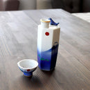 [SAKE BOTTLE & CUP SET] SHUN JAPAN MAKE SOUND! SAKURA FUJI (3 PIECES) | MINO WARES | MARUMO TAKAGI