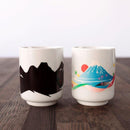 [TEA CUP] COLOR & DESIGN CHANGE MT. FUJI (B, 1 PIECE) | MINO WARES | MARUMO TAKAGI