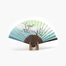 [HAND FAN]  KISEKIREI (BIRD) | KENZO MAKINO | KAGA YUZEN