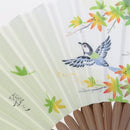[HAND FAN]  MOMIJI (MAPLE) | KENZO MAKINO | KAGA YUZEN