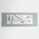 [ART PANEL] BAMBOO & SPARROWS | KAGA YUZEN| KENZO MAKINO