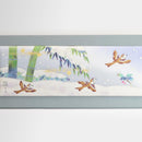 [ART PANEL] BAMBOO & SPARROWS | KAGA YUZEN| KENZO MAKINO