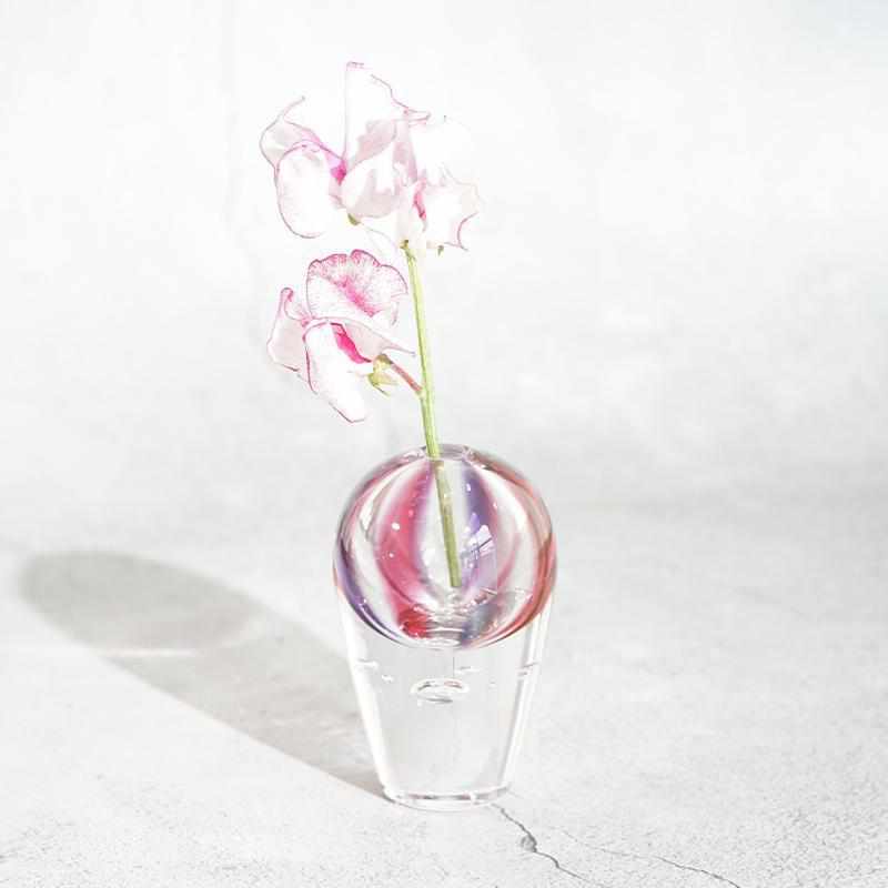 [VASE] BLOOM RED | GLASS STUDIO IZUMO | BLOWN GLASS (2 weeks production after order)