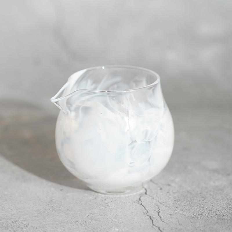 [清酒瓶和杯子套裝]椰子醬|吹制玻璃