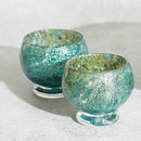 [SAKE BOTTLE & CUP SET] 3PIECES UTAGE BLUE | GLASS STUDIO IZUMO | BLOWN GLASS (2 weeks production after order)