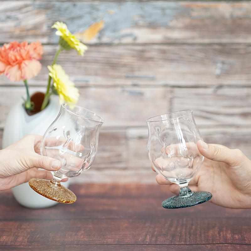 [BEER GLASS SET] IZUMO 4 PIECES | GLASS STUDIO IZUMO | BLOWN GLASS (2 weeks production after order)