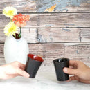 [SAKE BOTTLE & CUP SET] SENSUJI UCHI BLACK 3-PIECE SAKE SET | YAKUMO LACQUERWARE