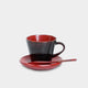 [ชุดถ้วยกาแฟ] 1 ชิ้น Uchi-Red | Yakumo Lacquerware