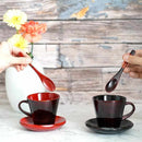 [COFFEE CUP SET] 1 PIECES UCHI-RED| YAKUMO LACQUERWARE