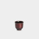 [清酒杯] Hasori Guinomi Uchi-Black | Yakumo漆器