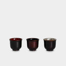 [SAKE CUP SET] 3 PIECES GUINOMI | YAKUMO LACQUERWARE