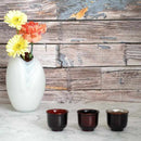[SAKE CUP SET] 3 PIECES GUINOMI | YAKUMO LACQUERWARE