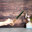 [HAND FAN] RAUSHIKI URUSHI GREENERY | KYOTO FOLDING FANS | RAKUKEI