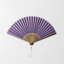 [HAND FAN] RAUSHIKI URUSHI PALE PURPLE | KYOTO FOLDING FANS | RAKUKEI