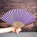 [HAND FAN] RAUSHIKI URUSHI PALE PURPLE | KYOTO FOLDING FANS | RAKUKEI