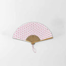 [HAND FAN] RAUSHIKI URUSHI PINK | KYOTO FOLDING FANS | RAKUKEI