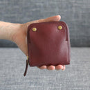 [LEATHER CASE] SHRINK BURGUNDY-RED SOFT SHRINK COWHIDE(SPECIAL ORDER COLOR) | LEATHER WORK | RAKUKEI