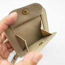 [LEATHER CASE] TYPE2 SHRINK MICA-BEIGE SOFT SHRINK COWHIDE WITH COIN POCKET AND STANDARD D-RINGS | LEATHERWORK | RAKUKEI