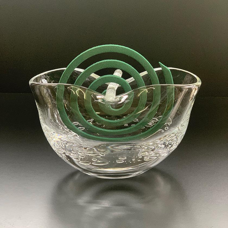 [MOSQUITO COIL HOLDER] CLEAR | SUN GLASS STUDIO KYOTO | GLASSWORK