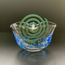 [MOSQUITO COIL HOLDER] BLUE | SUN GLASS STUDIO KYOTO | GLASSWORK