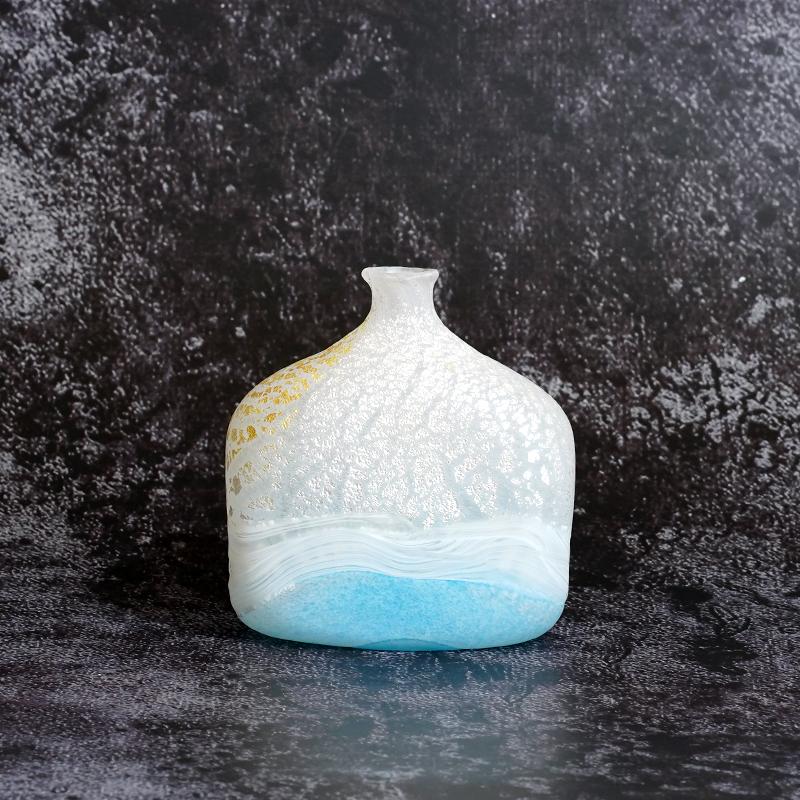 [VASE] KUNPU BLUE | SUN GLASS STUDIO KYOTO | GLASSWORK