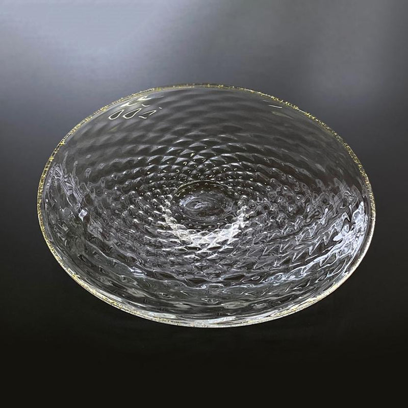 [PLATE] KIRAMEKI DISH 2 PIECES | SUN GLASS STUDIO KYOTO | GLASS WORK