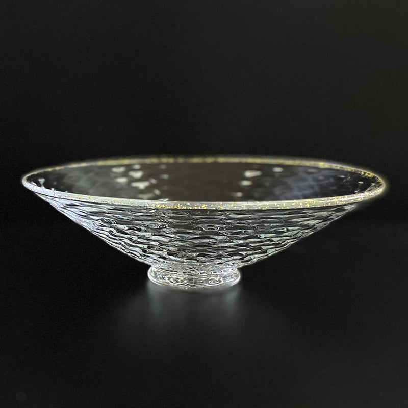 [GLASS & PLATE] KIRAMEKI 4 PIECES | SUN GLASS STUDIO KYOTO | GLASS WORK