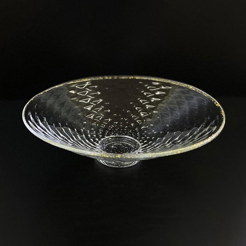 [GLASS & PLATE] KIRAMEKI 4 PIECES | SUN GLASS STUDIO KYOTO | GLASS WORK