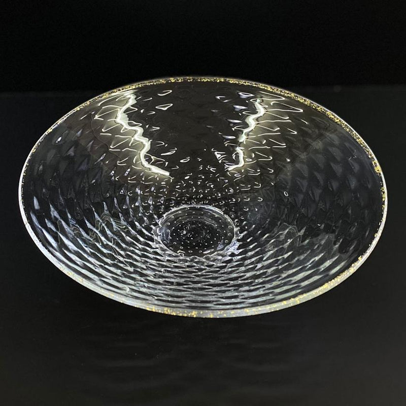 [GLASS & PLATE] KIRAMEKI 4 PIECES | SUN GLASS STUDIO KYOTO | GLASS WORK