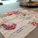 [FUROSHIKI] KEMONODE WHITE (L) | MORPHOSHERE | KYOTO YUZEN DYEING