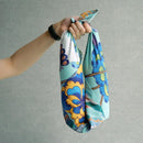 [FUROSHIKI] KEMONODE TURQUOISE (L) | MORPHOSHERE | KYOTO YUZEN DYEING