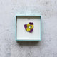 [BROOCH] TINT (PANSY) A | MORPHOSHERE | KYOTO YUZEN DYEING