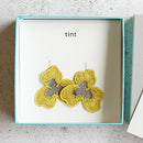 [EARRINGS] PANSY CHRYSANTHEMUM | MORPHOSPHERE | KYOTO YUZEN DYEING