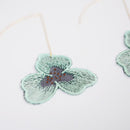 [EARRINGS] TINT PANSY DOUBLE LIGHT BLUE | KYOTO YUZEN DYEING | MORPHOSPHERE