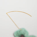 [EARRINGS] TINT PANSY DOUBLE LIGHT BLUE | KYOTO YUZEN DYEING | MORPHOSPHERE