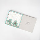 [EARRINGS] TINT PANSY DOUBLE LIGHT BLUE | KYOTO YUZEN DYEING | MORPHOSPHERE