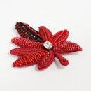 [BROOCH] TINT LEAF RED | KYOTO YUZEN DYEING | MORPHOSPHERE