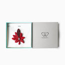 [BROOCH] TINT LEAF RED | KYOTO YUZEN DYEING | MORPHOSPHERE