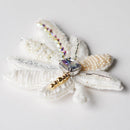 [BROOCH] TINT LEAF WHITE | KYOTO YUZEN DYEING | MORPHOSPHERE