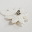 [BROOCH] TINT LEAF WHITE | KYOTO YUZEN DYEING | MORPHOSPHERE