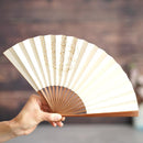 [HAND FAN] HAKUZU SPIRIT WHITE 7 SUN | KYOTO FOLDING FANS| YASUTO YONEHARA