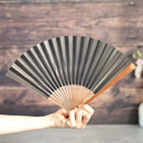 [HAND FAN] SMOKED SILVER