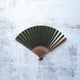 [พัดลมมือ] รมควันเงิน #2 7.5 ดวงอาทิตย์ | Kyoto Folding Fans | Yasuto Yonehara