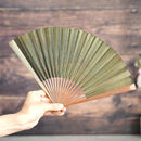 [HAND FAN] SMOKED SILVER