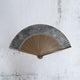 [HAND FAN] IBUSHI #0 GRAY  7.5 SUN (FAN POUCH SET) | KYOTO FOLDING FANS| YASUTO YONEHARA