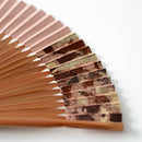 [HAND FAN] HAKUSAI GRAYISH PINK (SHORT FABRIC) 6.5 SUN | KYOTO FOLDING FANS| YASUTO YONEHARA