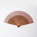 [HAND FAN] HAKUSAI GRAYISH PINK (SHORT FABRIC) 6.5 SUN | KYOTO FOLDING FANS| YASUTO YONEHARA