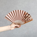 [HAND FAN] HAKUSAI GRAYISH PINK 6.5 SUN | KYOTO FOLDING FANS| YASUTO YONEHARA