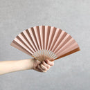 [HAND FAN] HAKUSAI GRAYISH PINK 6.5 SUN | KYOTO FOLDING FANS| YASUTO YONEHARA