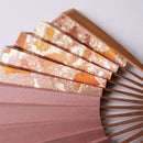 [HAND FAN] HAKUSAI GRAYISH PINK 6.5 SUN | KYOTO FOLDING FANS| YASUTO YONEHARA